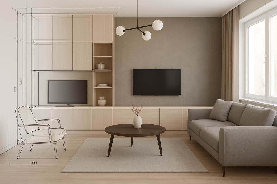 Дизайн проект и визуализация